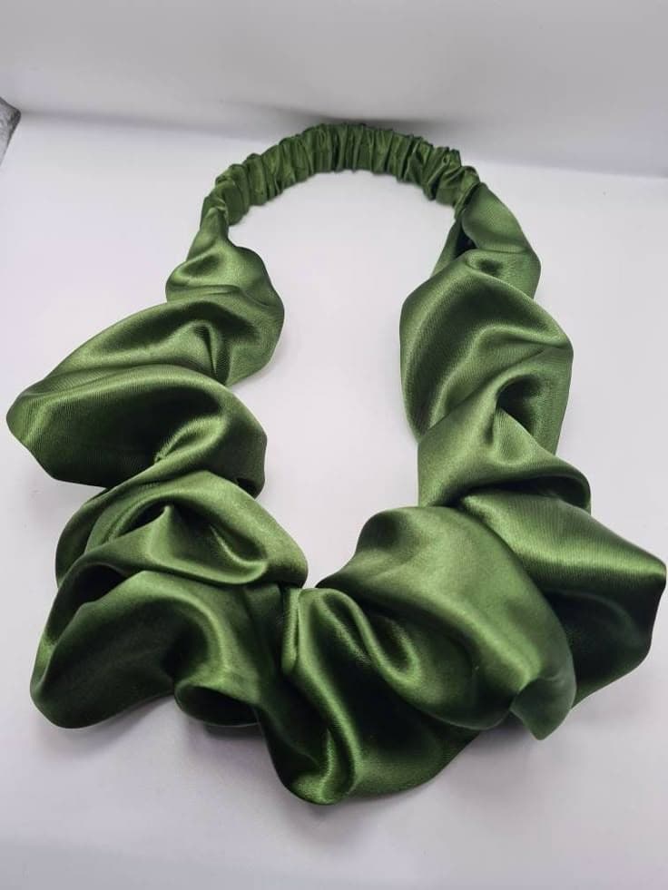 Satin Scrunchie headband